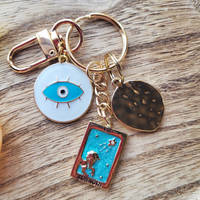 Inner Strength Bag Charm (Leo Strength Tarot Charm)