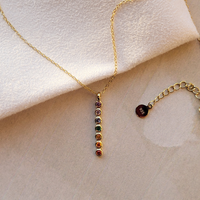 Alignment — 7 Stone Chakra Ritual Necklace | 14K Gold Over Sterling Silver