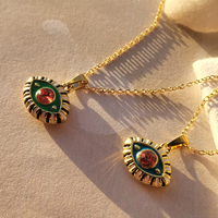 Evil Eye Pendant Charm & Necklace