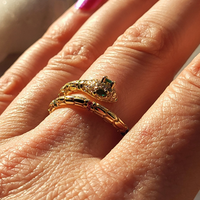 Eve Jeweled Snake Wrap Ring