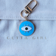 RETRO TURKISH EVIL EYE PROTECTION KEYCHAIN / BAG CHARM