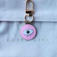 RETRO TURKISH EVIL EYE PROTECTION KEYCHAIN / BAG CHARM
