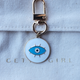 RETRO TURKISH EVIL EYE PROTECTION KEYCHAIN / BAG CHARM