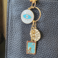 Inner Strength Bag Charm (Leo Strength Tarot Charm)