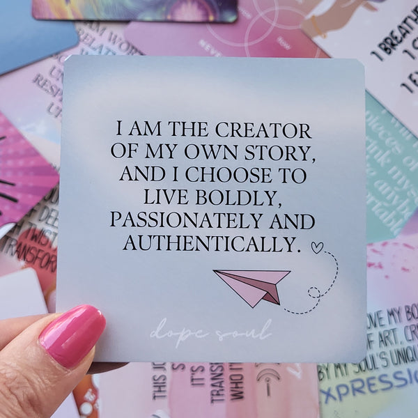 Dope Soul Affirmation Cards | Self-Love, Confidence & Personal Empowerment