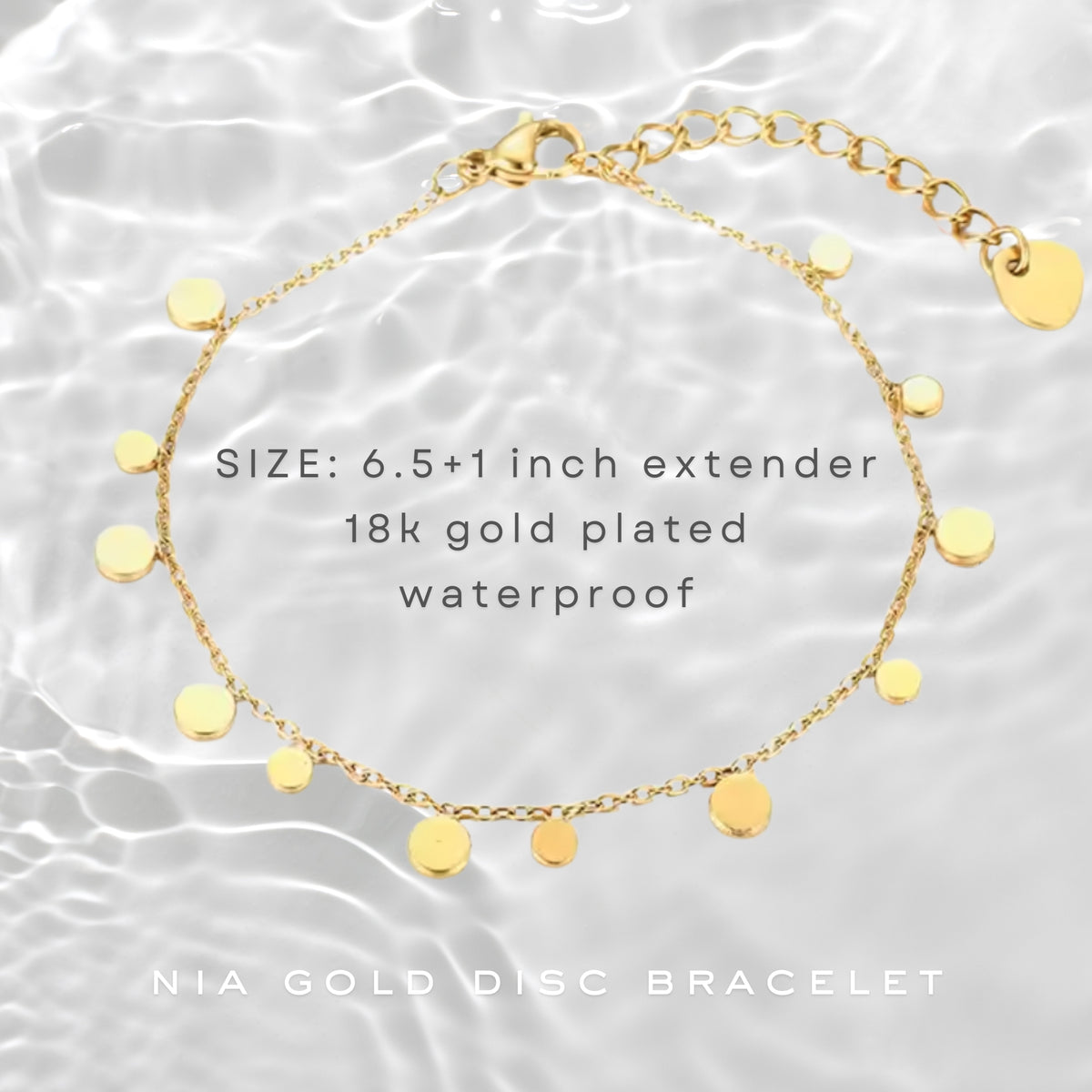 Dainty Boho Gold Coin Bracelet