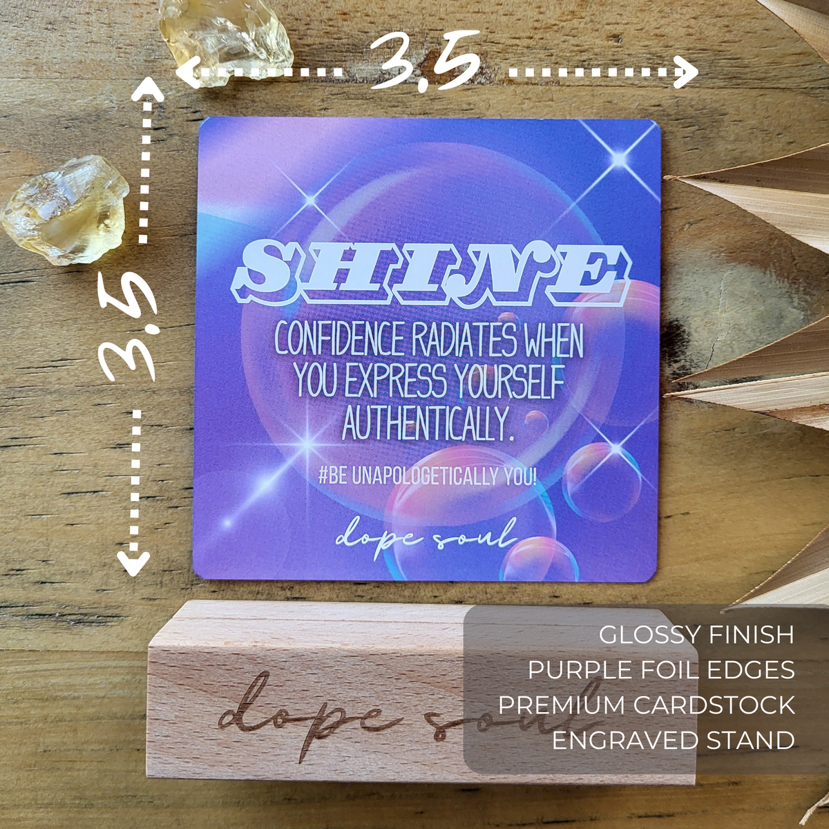 DENT BOX- DOPE SOUL AFFIRMATIONS -50% discount in cart