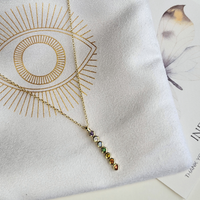 Alignment — 7 Stone Chakra Ritual Necklace | 14K Gold Over Sterling Silver