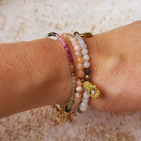 LUNA Moonstone & Labradorite Bracelet | Moon Wisdom Ritual Jewelry