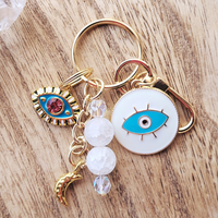 Inner Knowing Moon Evil Eye Bag Charm