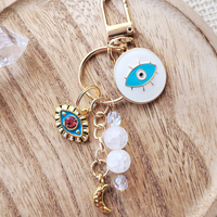 Inner Knowing Moon Evil Eye Bag Charm