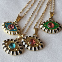 Evil Eye Pendant Charm & Necklace - 25% off sale