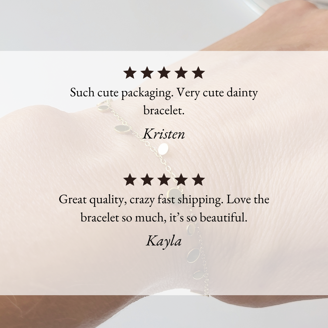 Dainty Boho Gold Coin Bracelet