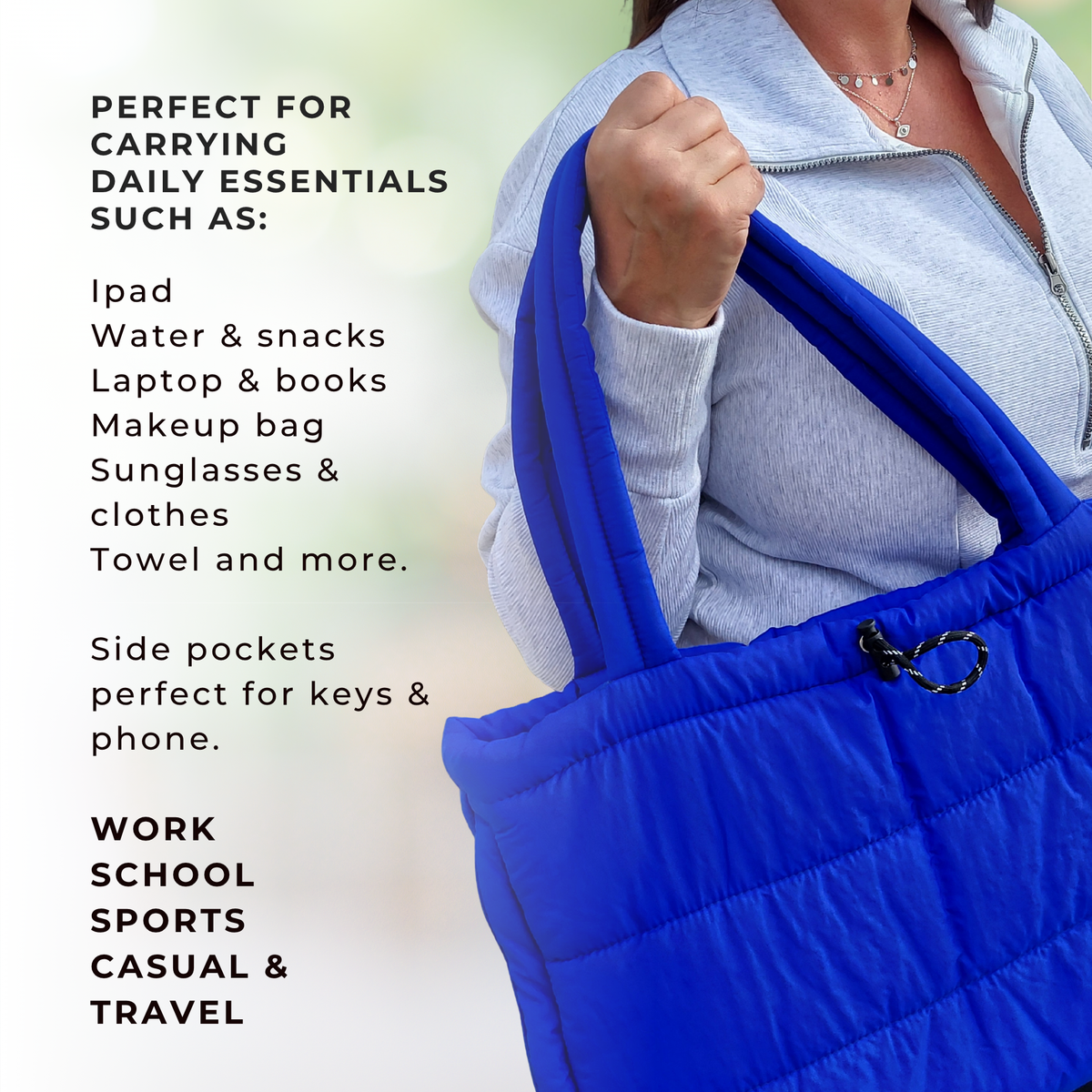 PUFFER SOFT RELAXED LARGE TOTE
