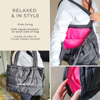 PUFFER SOFT RELAXED LARGE TOTE