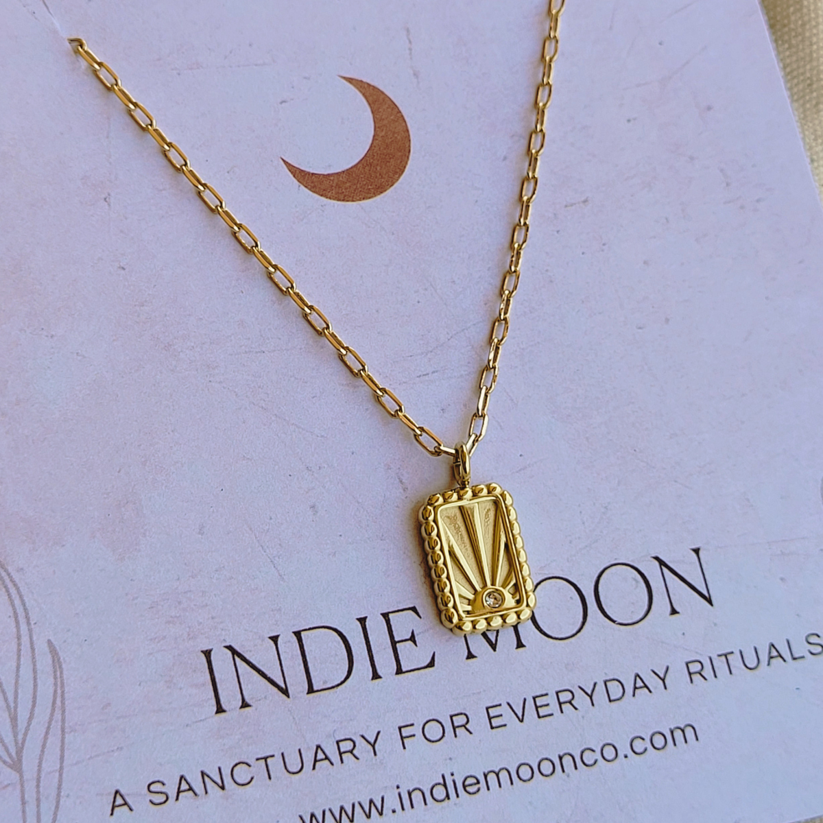 Sun Charm Necklace - Sunlit Soul