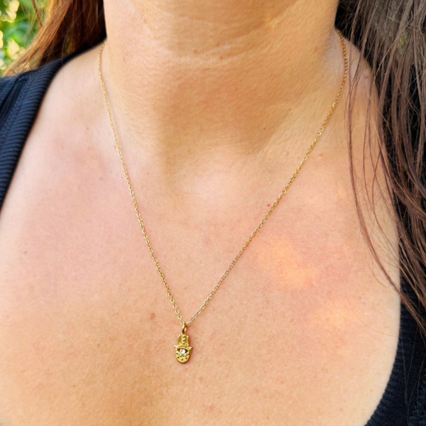 Hamsa Hand Charm Necklace
