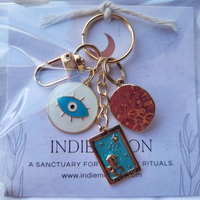 Inner Strength Bag Charm (Leo Strength Tarot Charm)