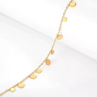 Dainty Boho Gold Coin Bracelet