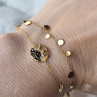 NEW BEGINNINGS BRACELET: Sun Coin Bracelet