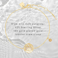 NEW BEGINNINGS BRACELET: Sun Coin Bracelet