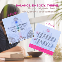Aura Chakra Ritual Deck – Daily Affirmations & Energy Practices for Mind-Body Balance