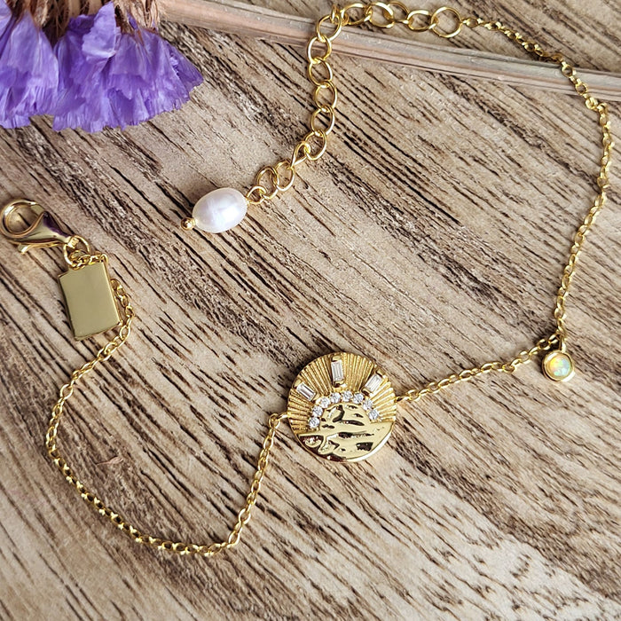 NEW BEGINNINGS BRACELET: Sun Coin Bracelet