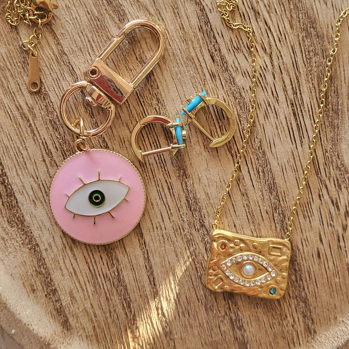 Evil Eye Jewelry & Keychain Bundle