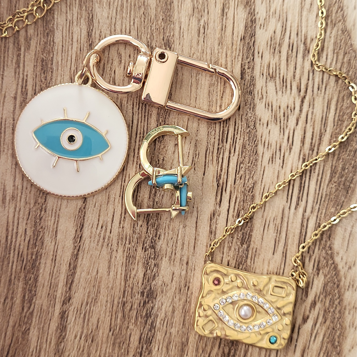 Evil Eye Jewelry & Keychain Bundle