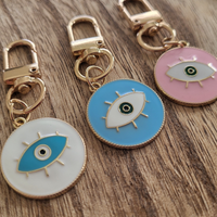 RETRO TURKISH EVIL EYE PROTECTION KEYCHAIN / BAG CHARM