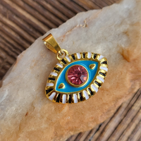 Evil Eye Pendant Charm & Necklace - 25% off sale