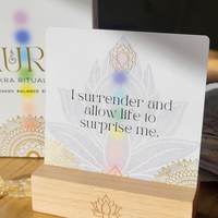 Aura Chakra Ritual Deck – Daily Affirmations & Energy Practices for Mind-Body Balance