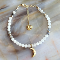 LUNA Moonstone & Labradorite Bracelet | Moon Wisdom Ritual Jewelry