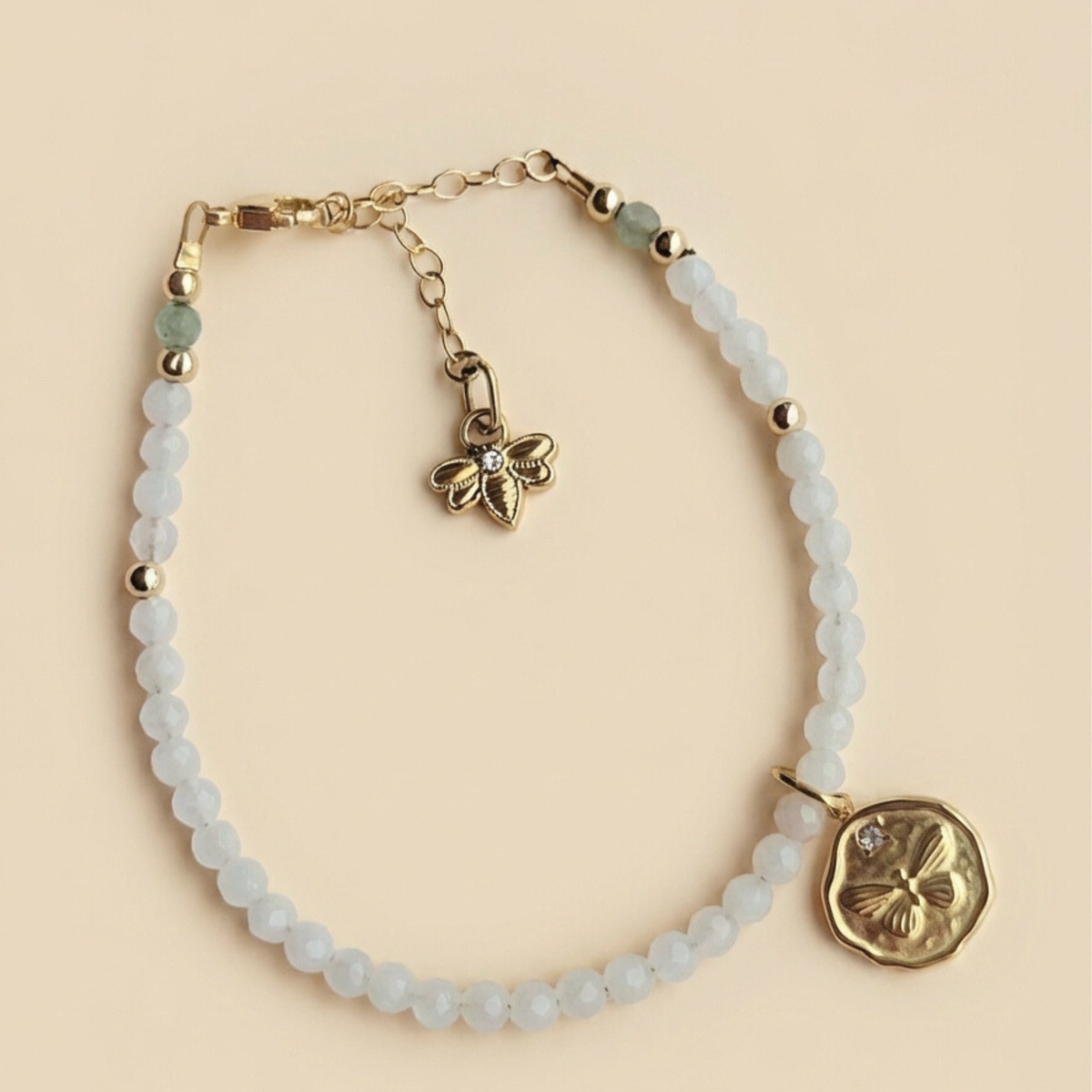 Anew — Spring Dew | White Jade Spring Ritual Bracelet - Fresh Beginnings