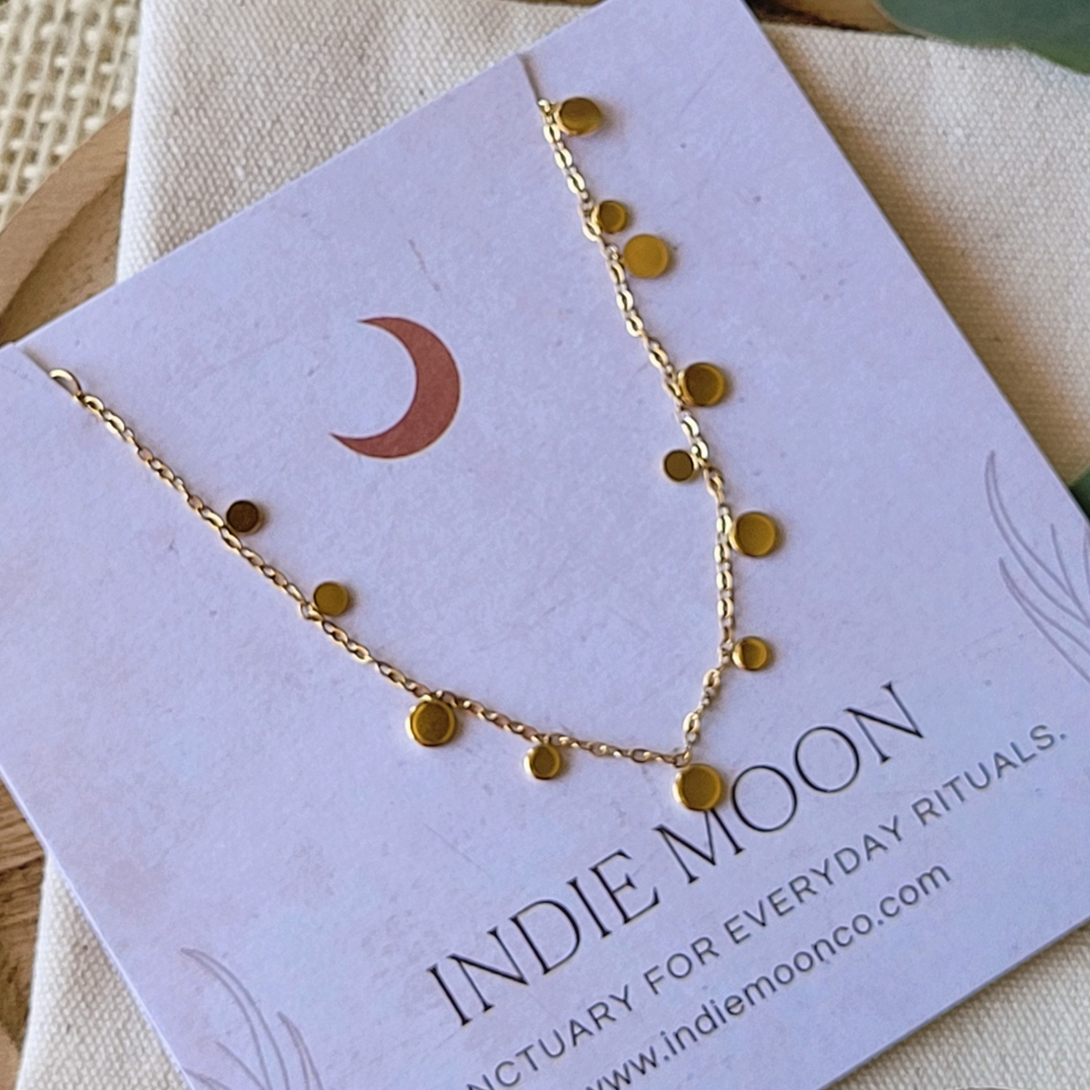 Dainty Boho Gold Coin Bracelet