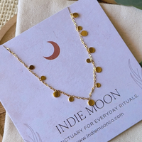 Dainty Boho Gold Coin Bracelet