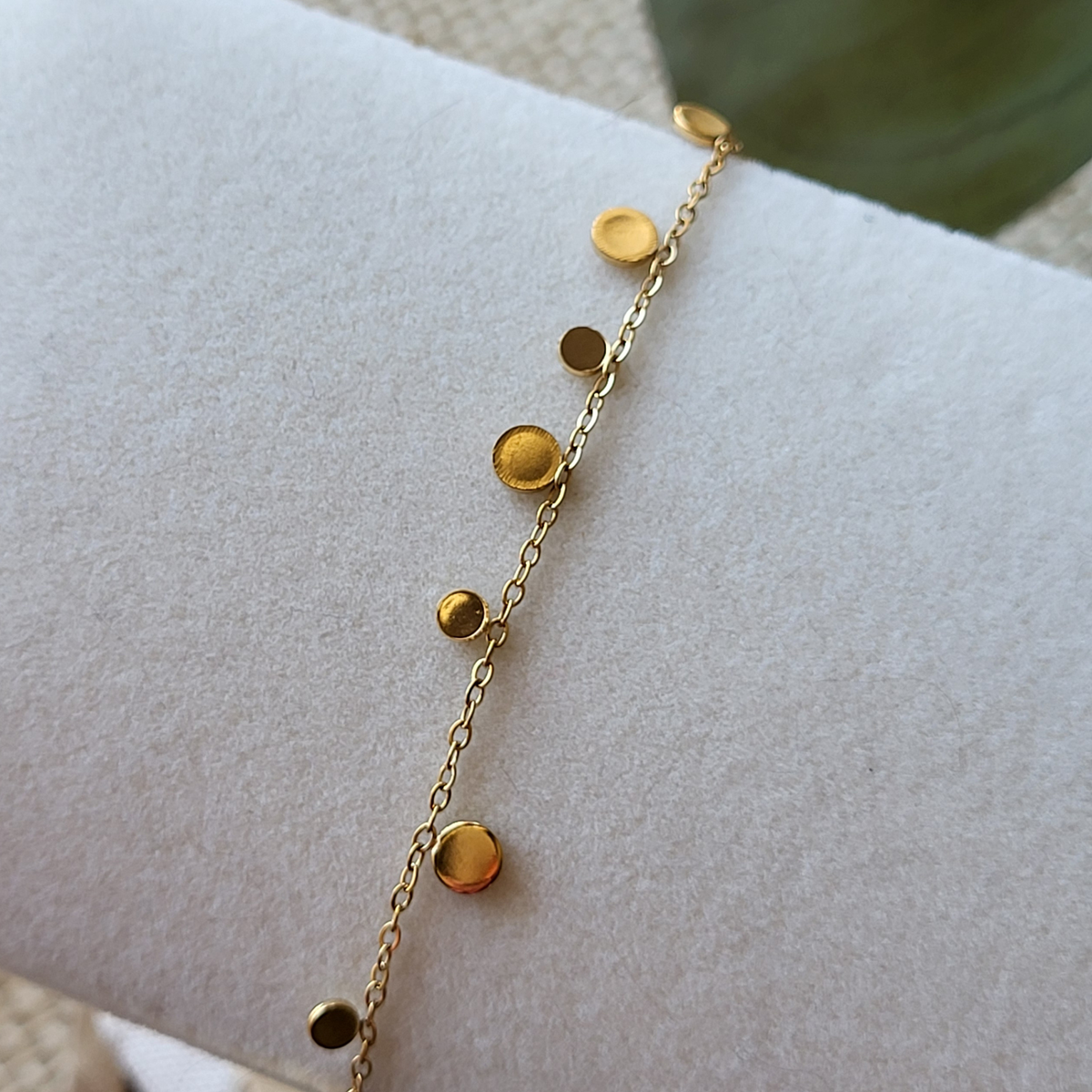 Dainty Boho Gold Coin Bracelet