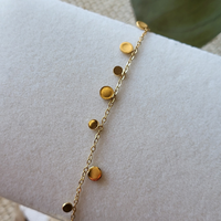 Dainty Boho Gold Coin Bracelet