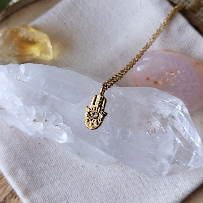Hamsa Hand Charm Necklace