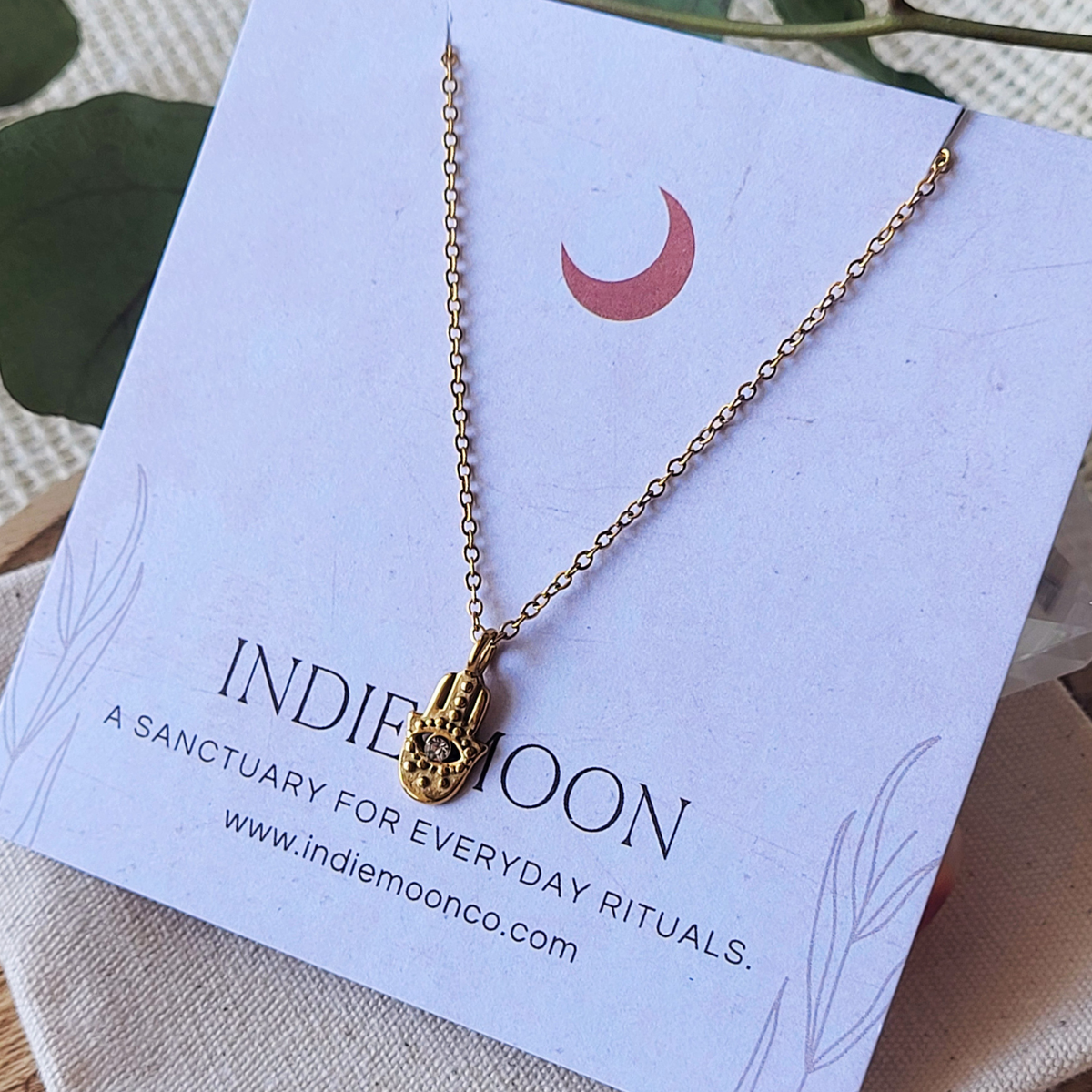 Hamsa Hand Charm Necklace