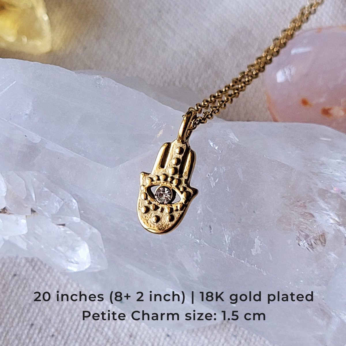 Hamsa Hand Charm Necklace