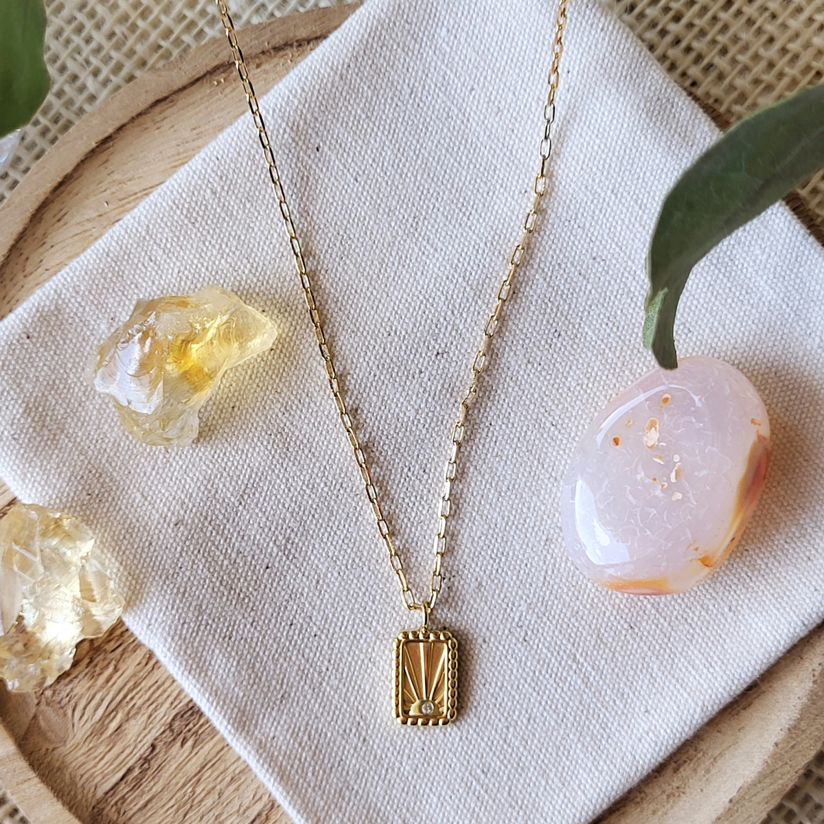 Sun Charm Necklace - Sunlit Soul