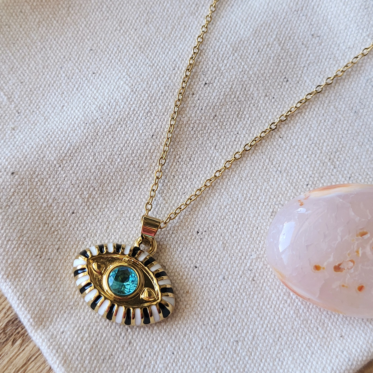Evil Eye Pendant Charm & Necklace