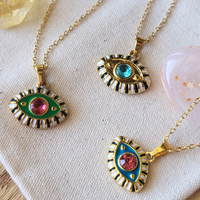 Evil Eye Pendant Charm & Necklace