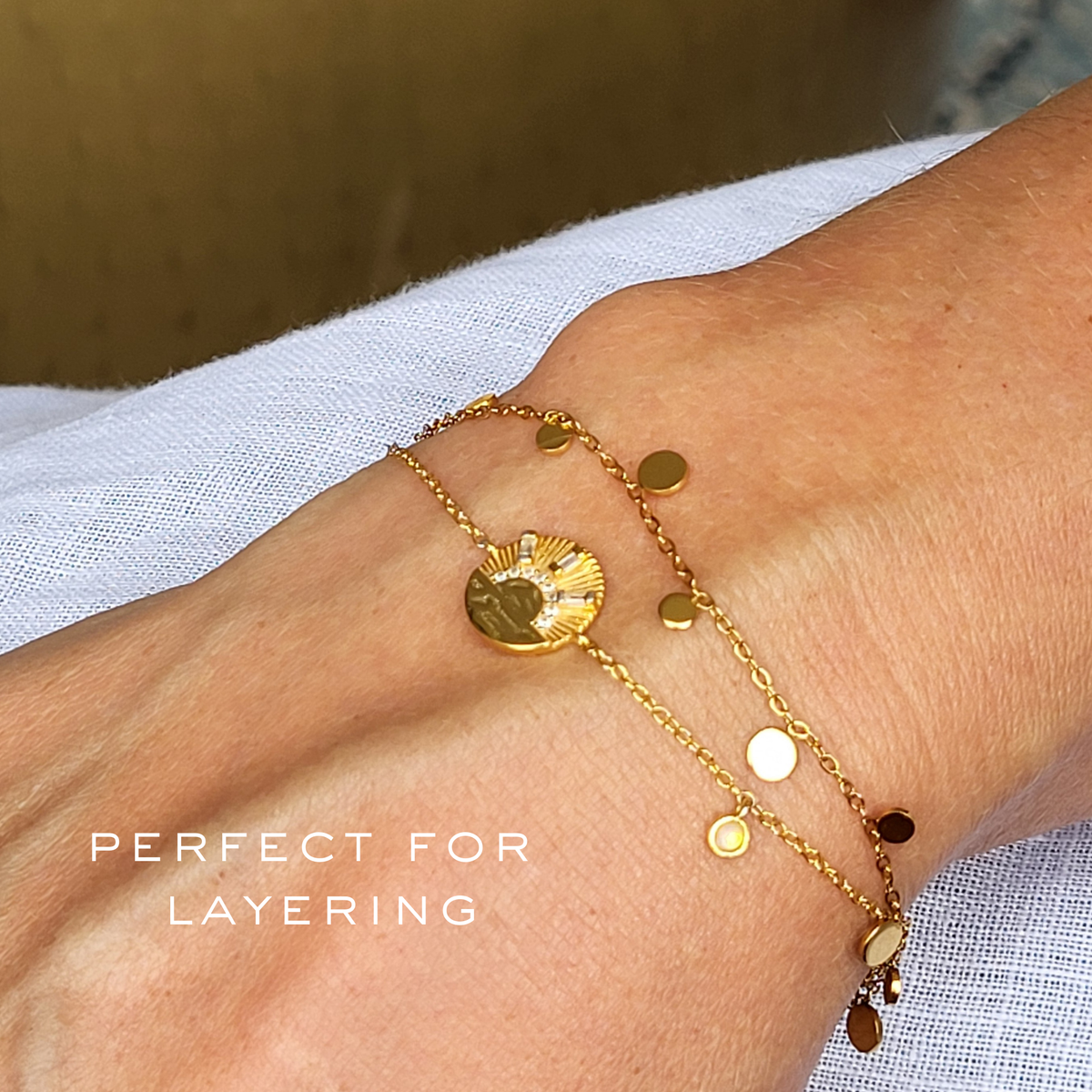 NEW BEGINNINGS BRACELET: Sun Coin Bracelet