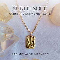 Sun Charm Necklace - Sunlit Soul