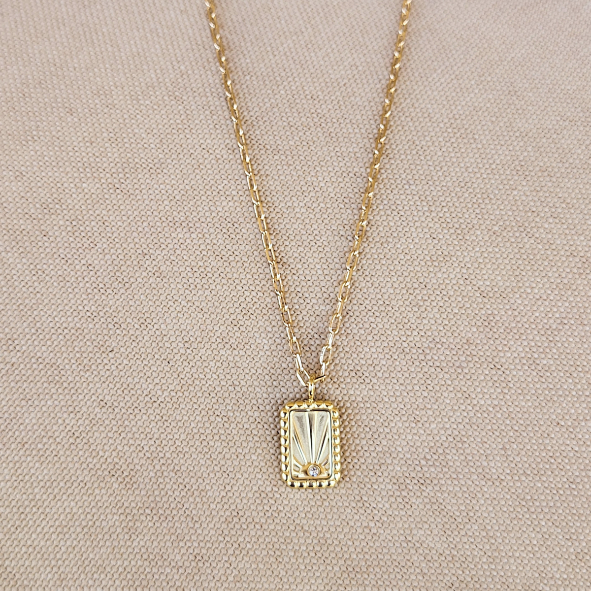 Sun Charm Necklace - Sunlit Soul