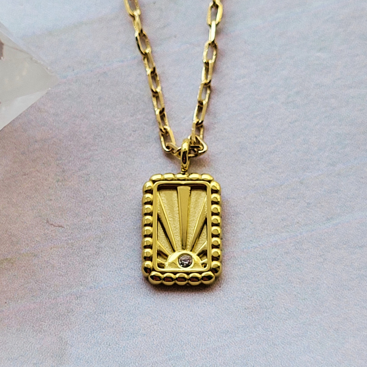 Sun Charm Necklace - Sunlit Soul