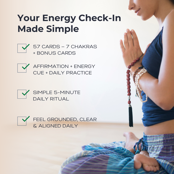 Aura Chakra Ritual Deck – Daily Affirmations & Energy Practices for Mind-Body Balance