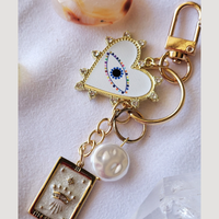 Divine Empress - Evil Eye & Tarot Card Keychain